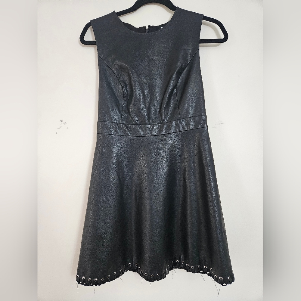 Forever 21 faux leather dress